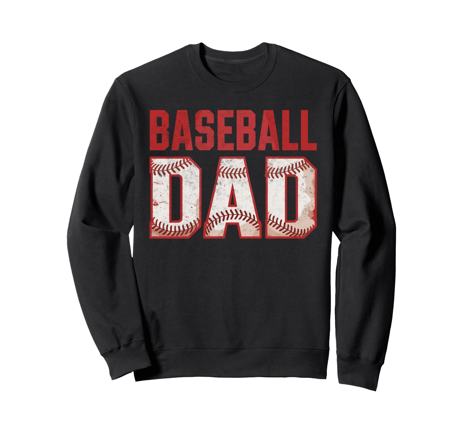 Baseball Dad Father Player Fan Sweatshirt - Minimalist Print Unisex - T-Shirt, Sweatshirt, Hoodie