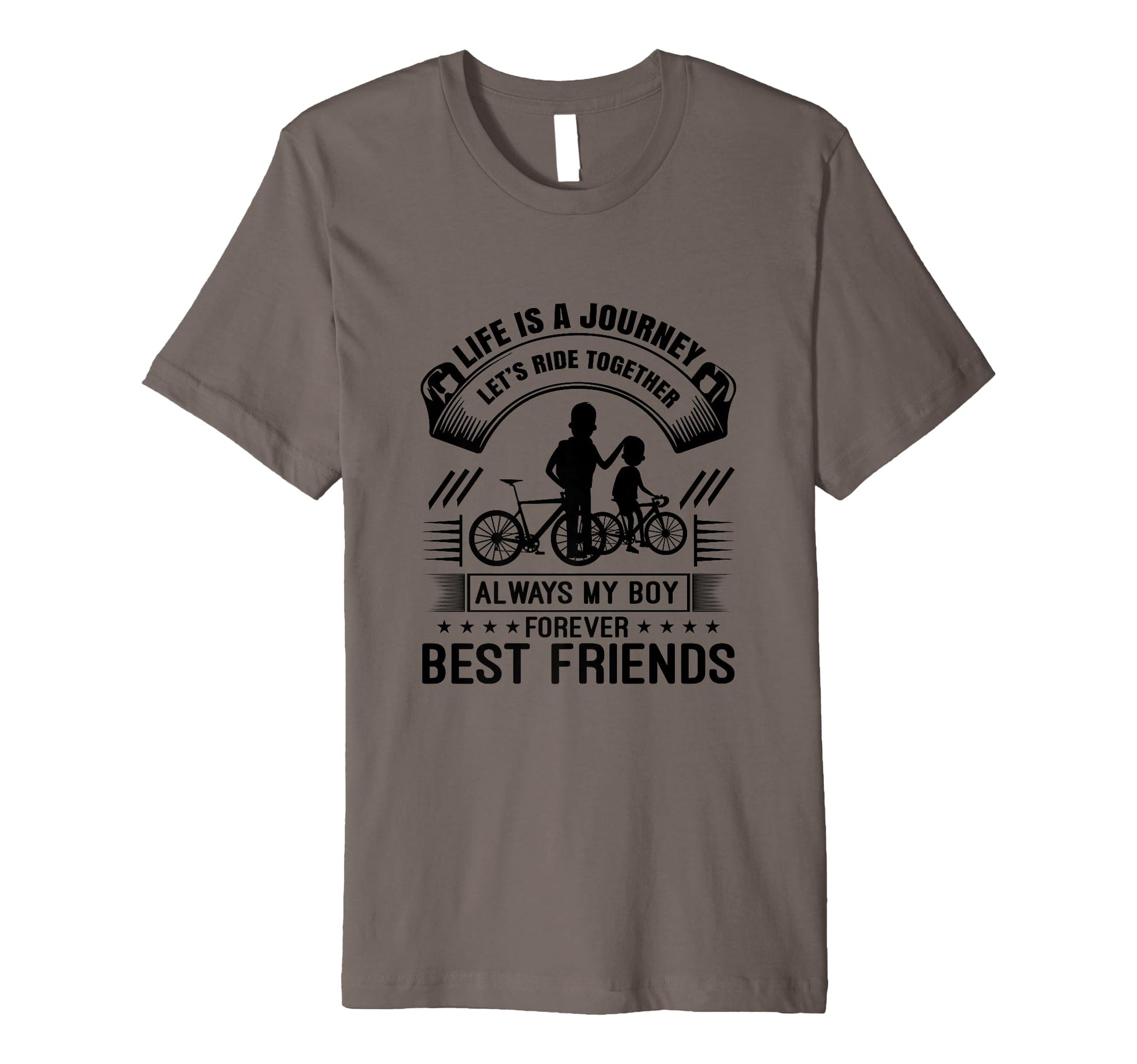 Matching Dad Son Bicycle Riding T-Shirt - Casual Everyday Wear Men Women - T-Shirt, Sweatshirt, Hoodie