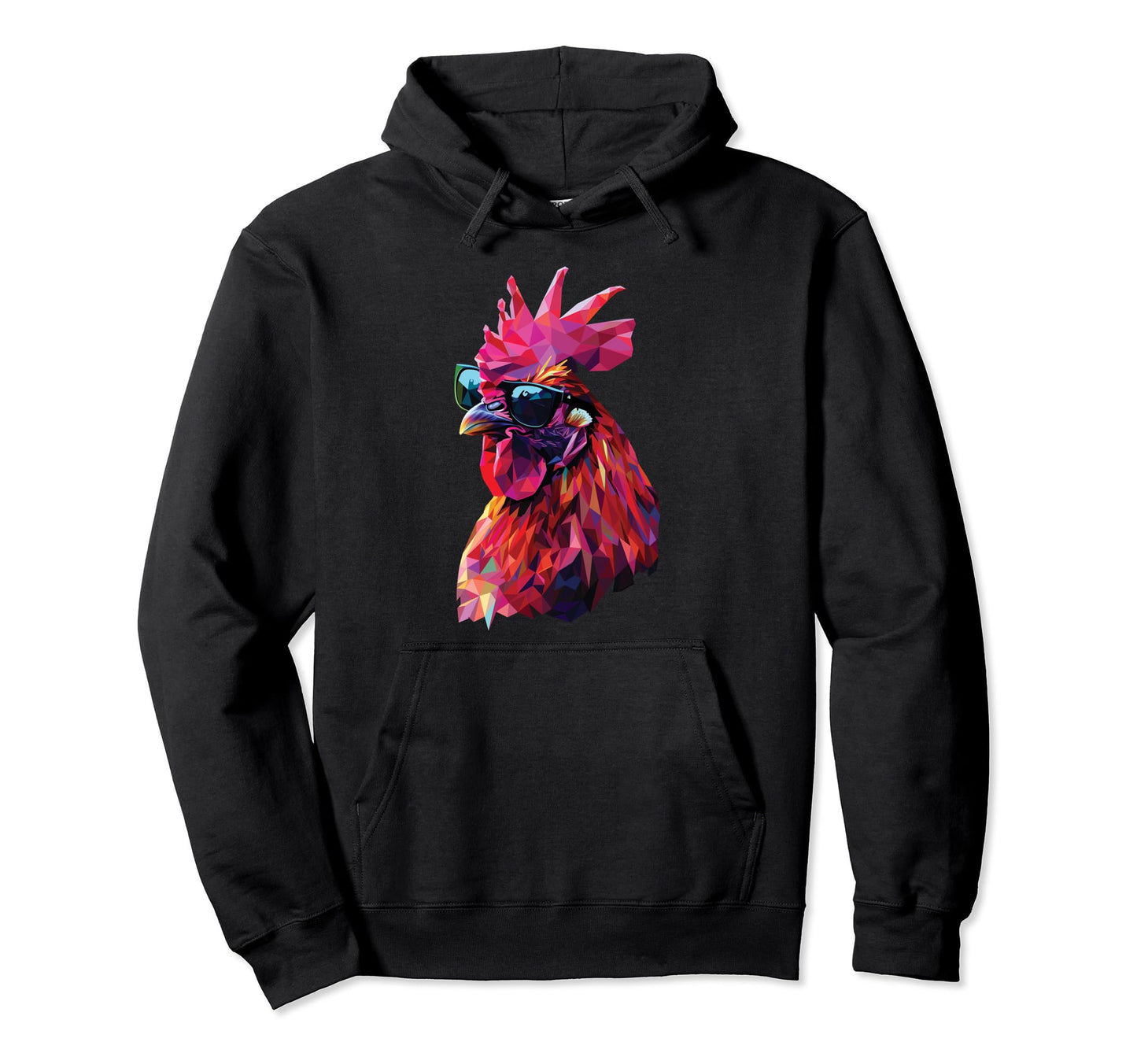 Chicken Dad Mom Sunglasses Hoodie - Fun Novelty Design for Adults - T-Shirt, Sweatshirt, Hoodie