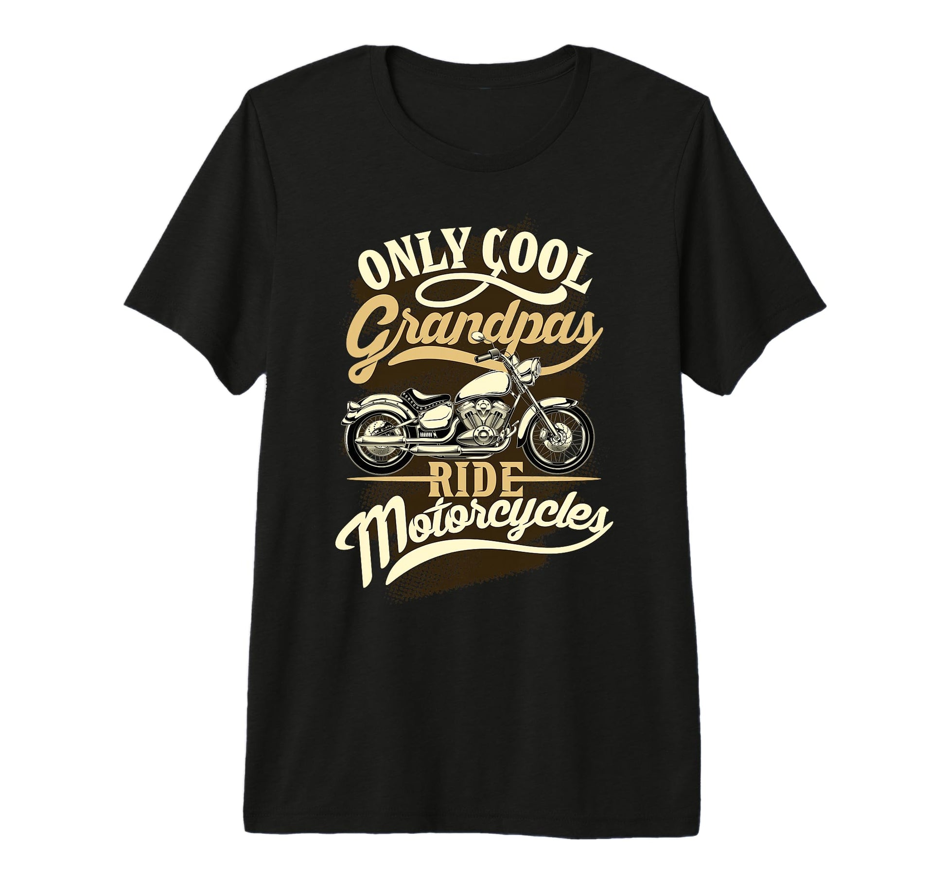 Mens Only Grandpas Ride Motorcycles T-Shirt - Fun Novelty Design Unisex - T-Shirt, Sweatshirt, Hoodie