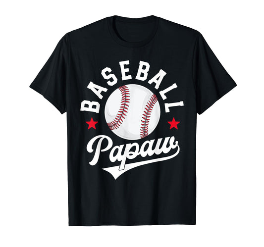 Baseball Papaw Matching Family Papa T-Shirt - Custom Art Print Men Women - T-Shirt, Sweatshirt, Hoodie