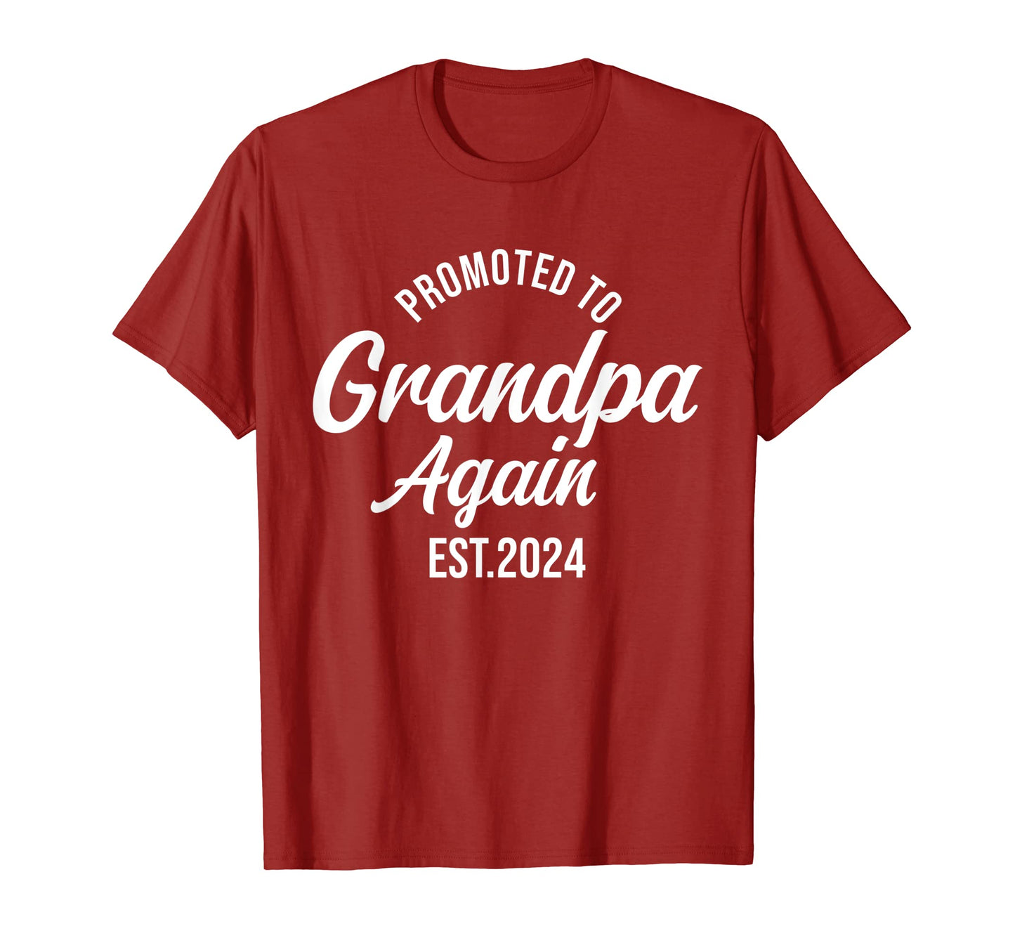 Mens Grandpa Again 2024 Promoted To T-Shirt - Novelty Apparel for Adults - T-Shirt, Sweatshirt, Hoodie