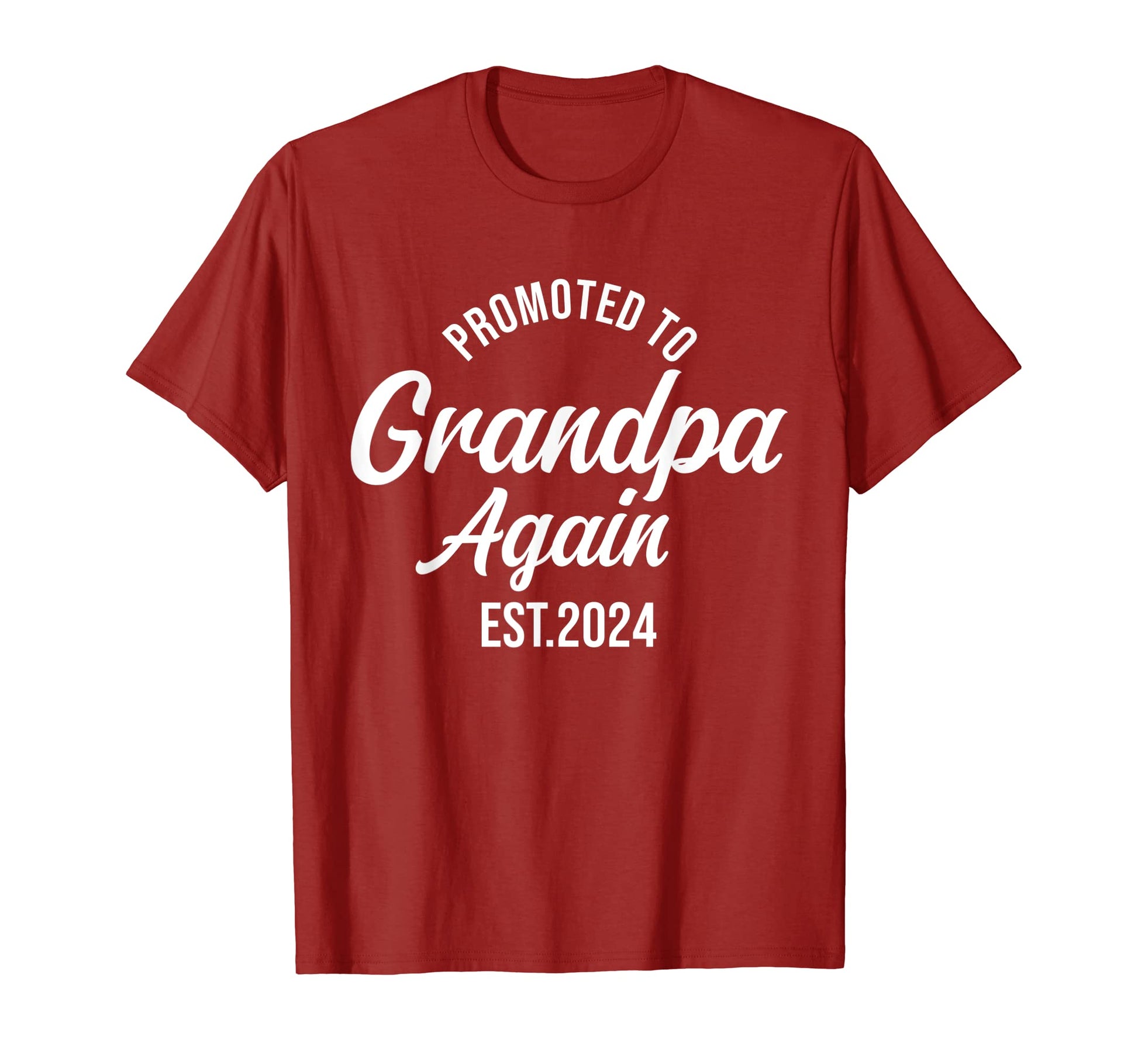 Mens Grandpa Again 2024 Promoted To T-Shirt - Novelty Apparel for Adults - T-Shirt, Sweatshirt, Hoodie