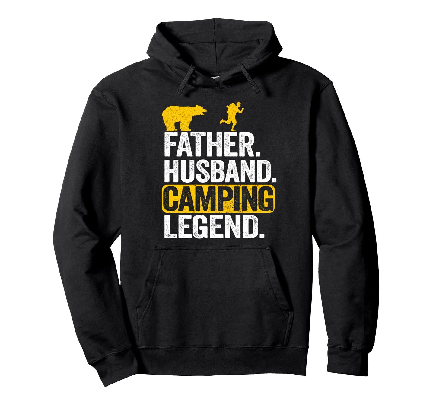 Father Husband Camping Legend Rv Camper Hoodie - Trendy Graphic for Adults - T-Shirt, Sweatshirt, Hoodie