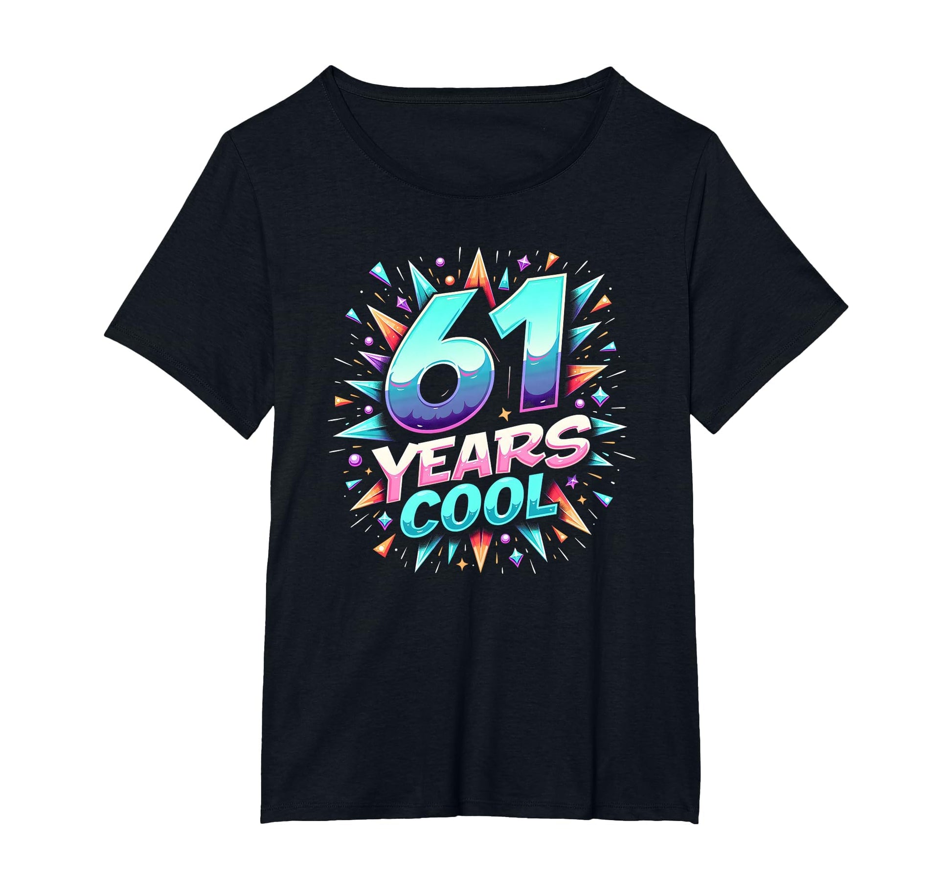 61 Years Birthday Gift Pop Art T-Shirt - Aesthetic Graphic Unisex - T-Shirt, Sweatshirt, Hoodie