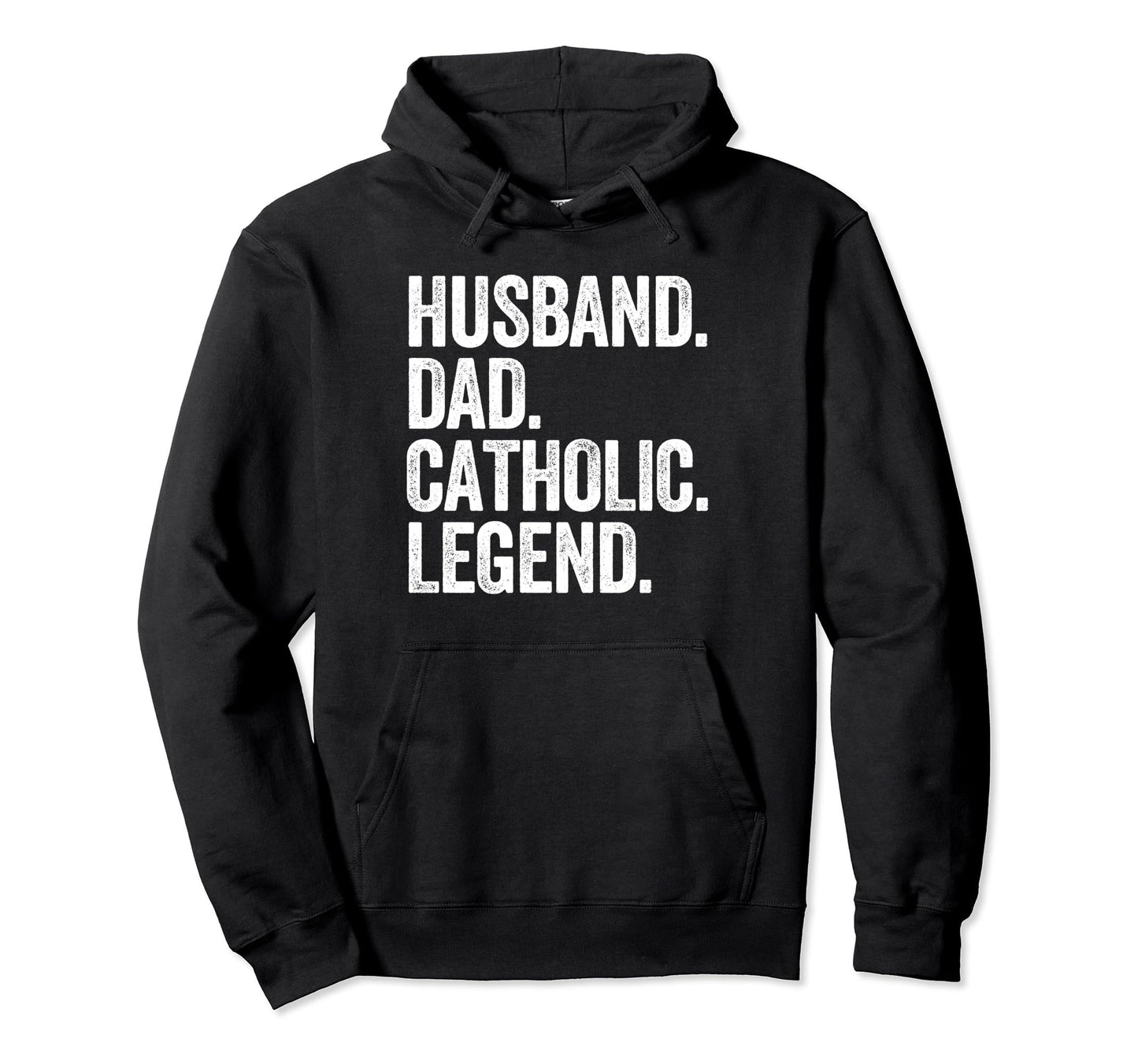 Husband Dad Catholic Funny Hoodie - Casual Everyday Wear for Adults - T-Shirt, Sweatshirt, Hoodie