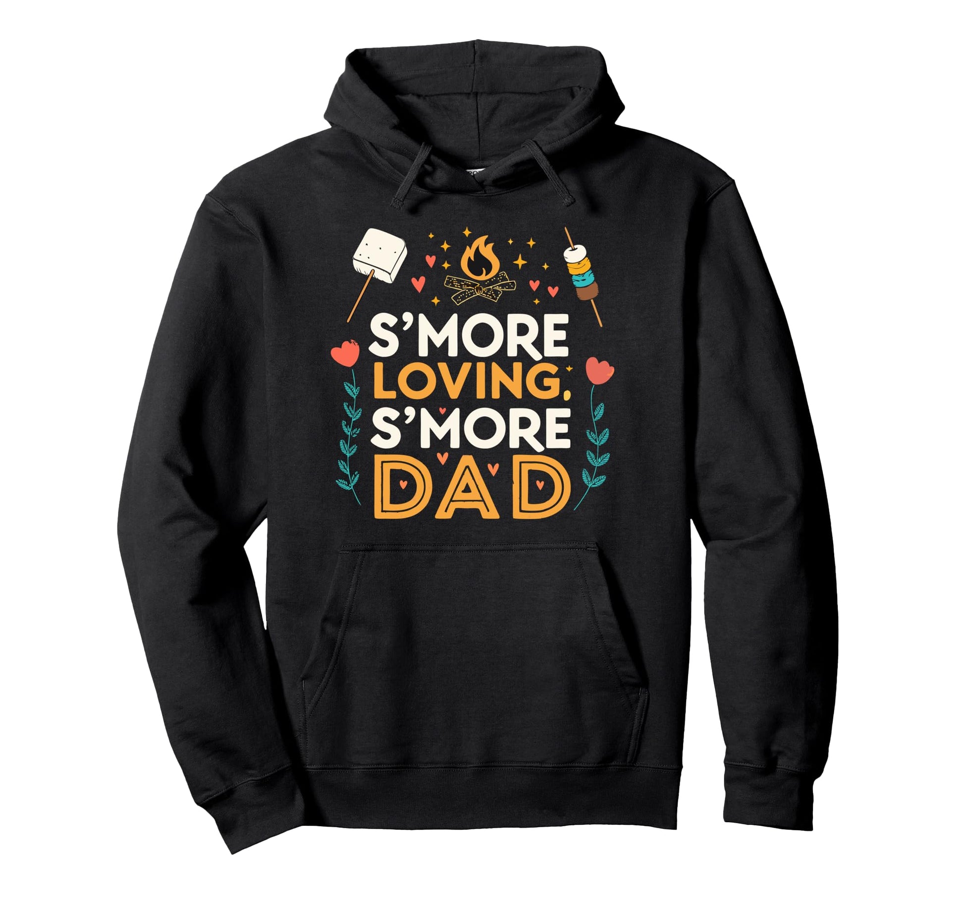 Funny Campfire Smore Loving Smore Hoodie - Casual Everyday Wear Men Women - T-Shirt, Sweatshirt, Hoodie