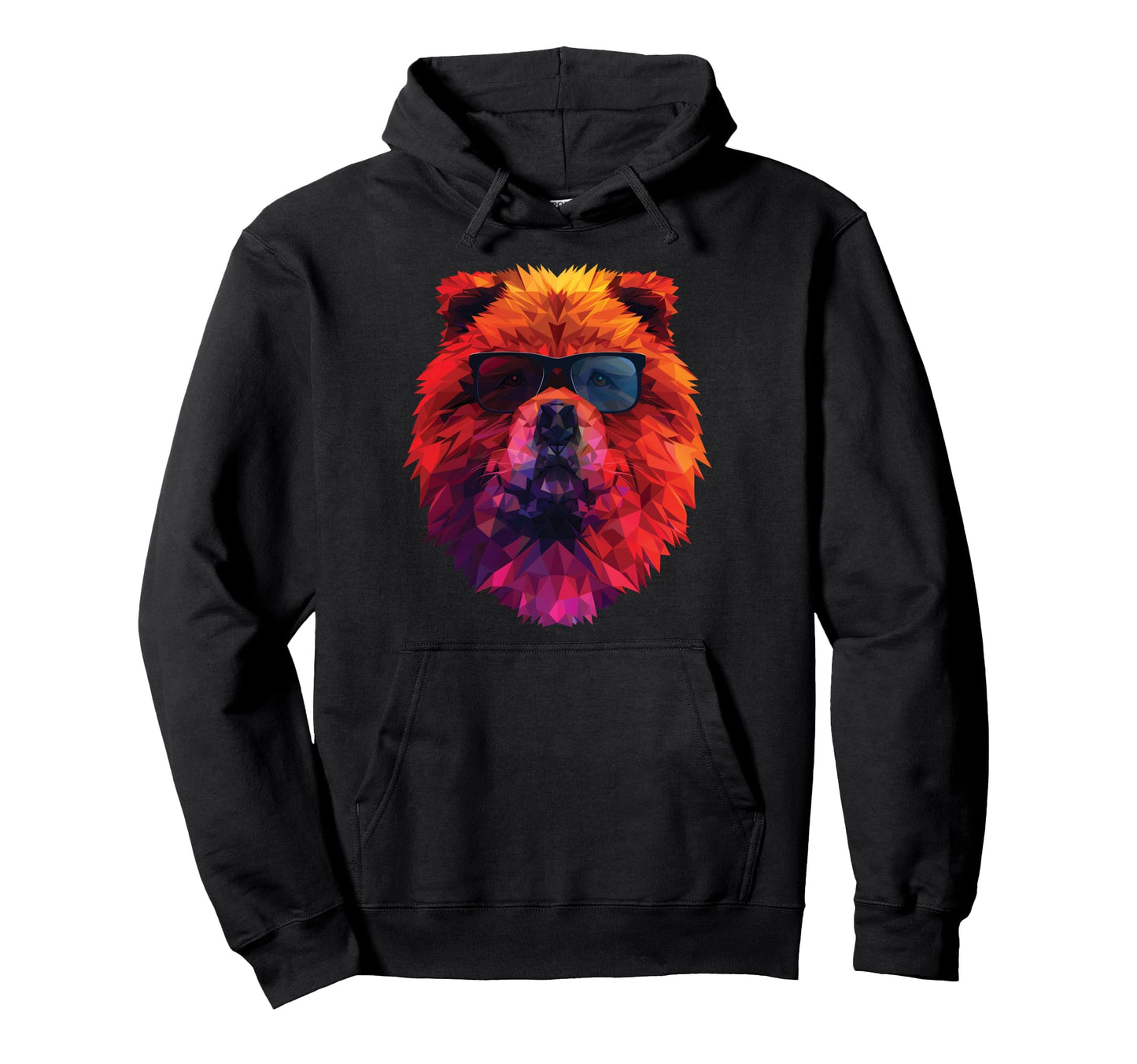 Dog Dad Mom Sunglasses Chow Chow Hoodie - Graphic Print Men Women - T-Shirt, Sweatshirt, Hoodie