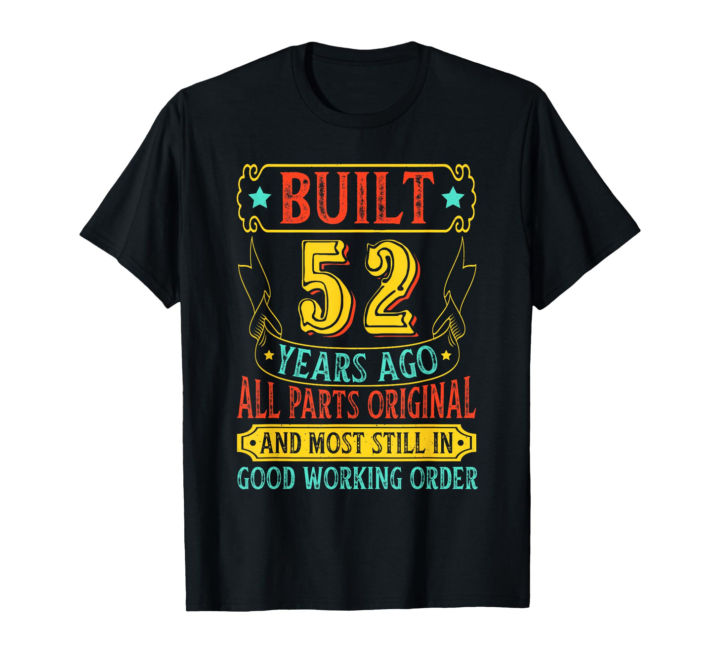 52Nd Birthday 52 Year Old Gifts 52Nd T-Shirt - Trendy Graphic Men Women - T-Shirt, Sweatshirt, Hoodie