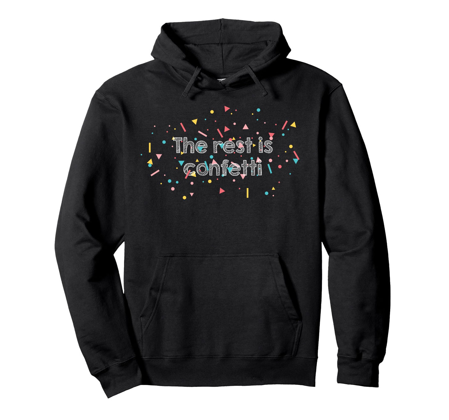 Haunting Hill House Confetti Letter Hoodie - Novelty Apparel Men Women - T-Shirt, Sweatshirt, Hoodie