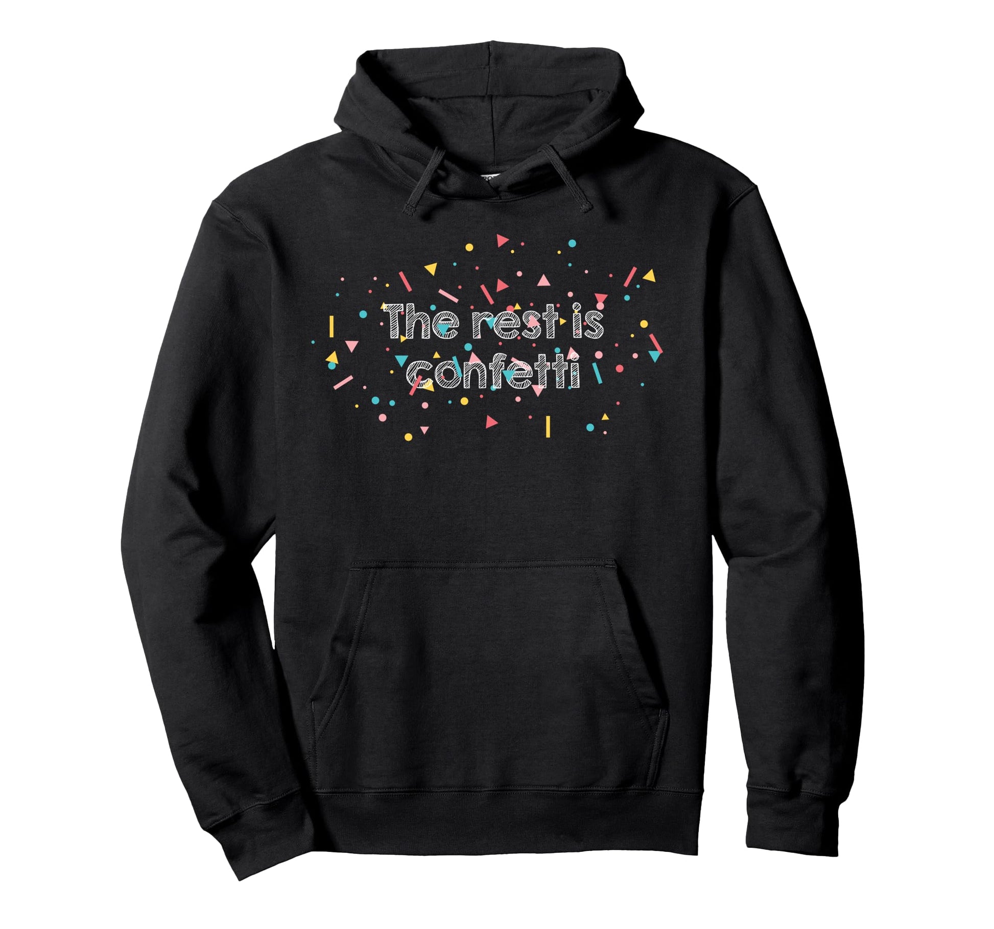 Haunting Hill House Confetti Letter Hoodie - Novelty Apparel Men Women - T-Shirt, Sweatshirt, Hoodie