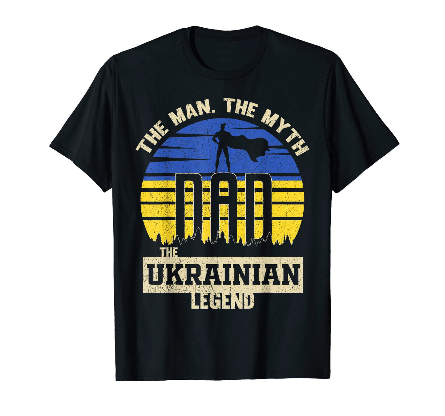 Myth Ukrainian Legend Dad T-Shirt - Minimalist Print Men Women - T-Shirt, Sweatshirt, Hoodie