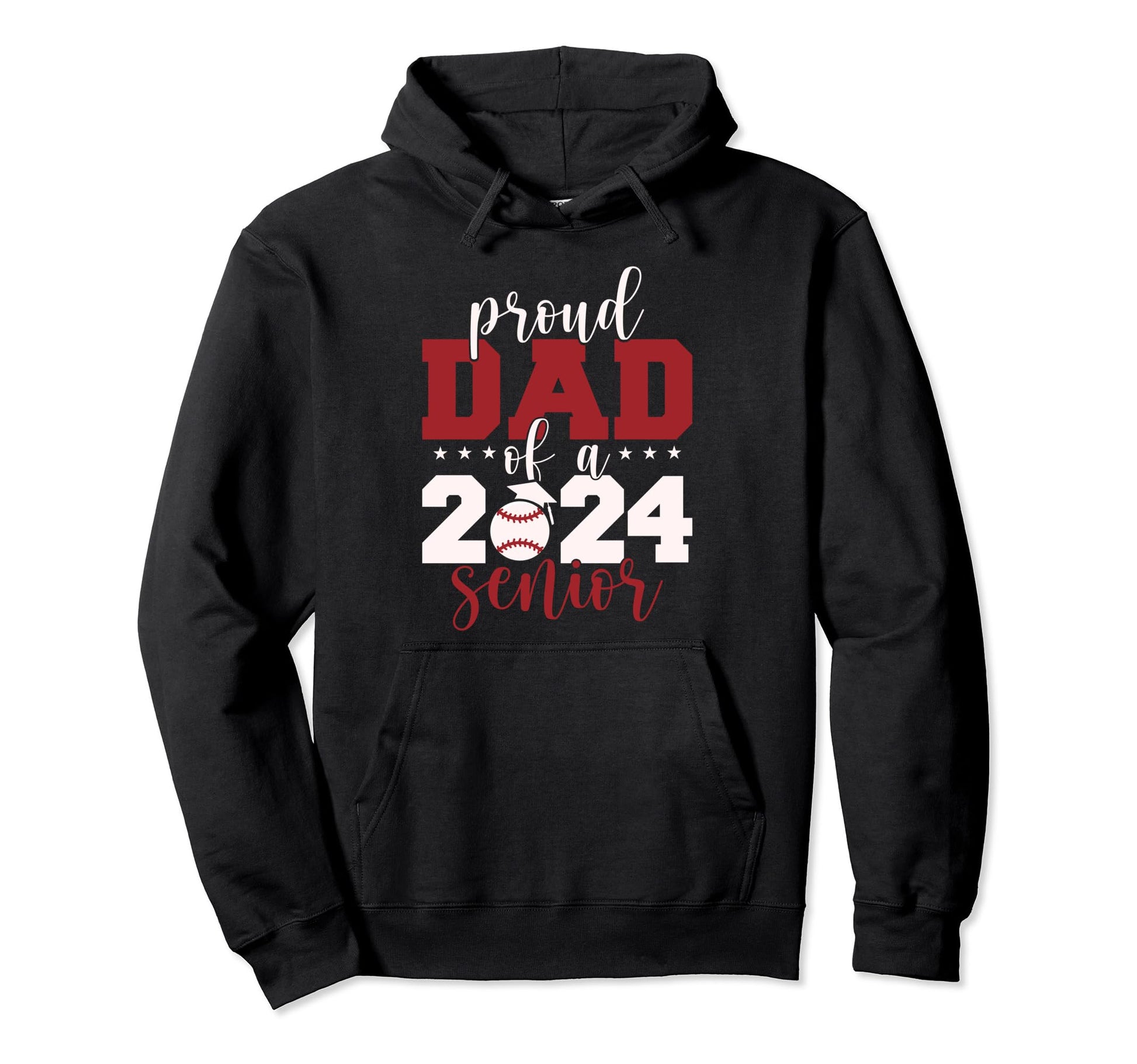 2024 Senior Proud Dad Senior Hoodie - Casual Everyday Wear for Adults - T-Shirt, Sweatshirt, Hoodie