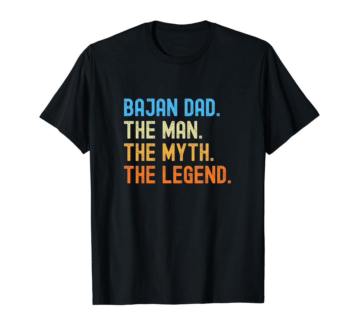 Bajan Dad Barbados Myth Legend T-Shirt - Minimalist Print Unisex - T-Shirt, Sweatshirt, Hoodie