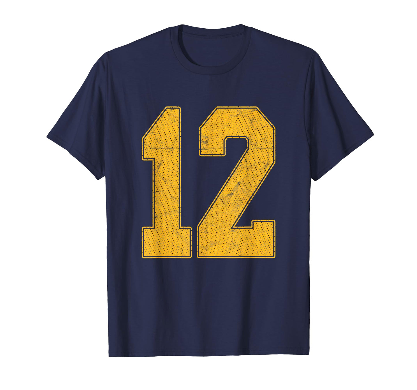 Number 12 Numbered Uniform Sports Team T-Shirt - Graphic Print Unisex - T-Shirt, Sweatshirt, Hoodie