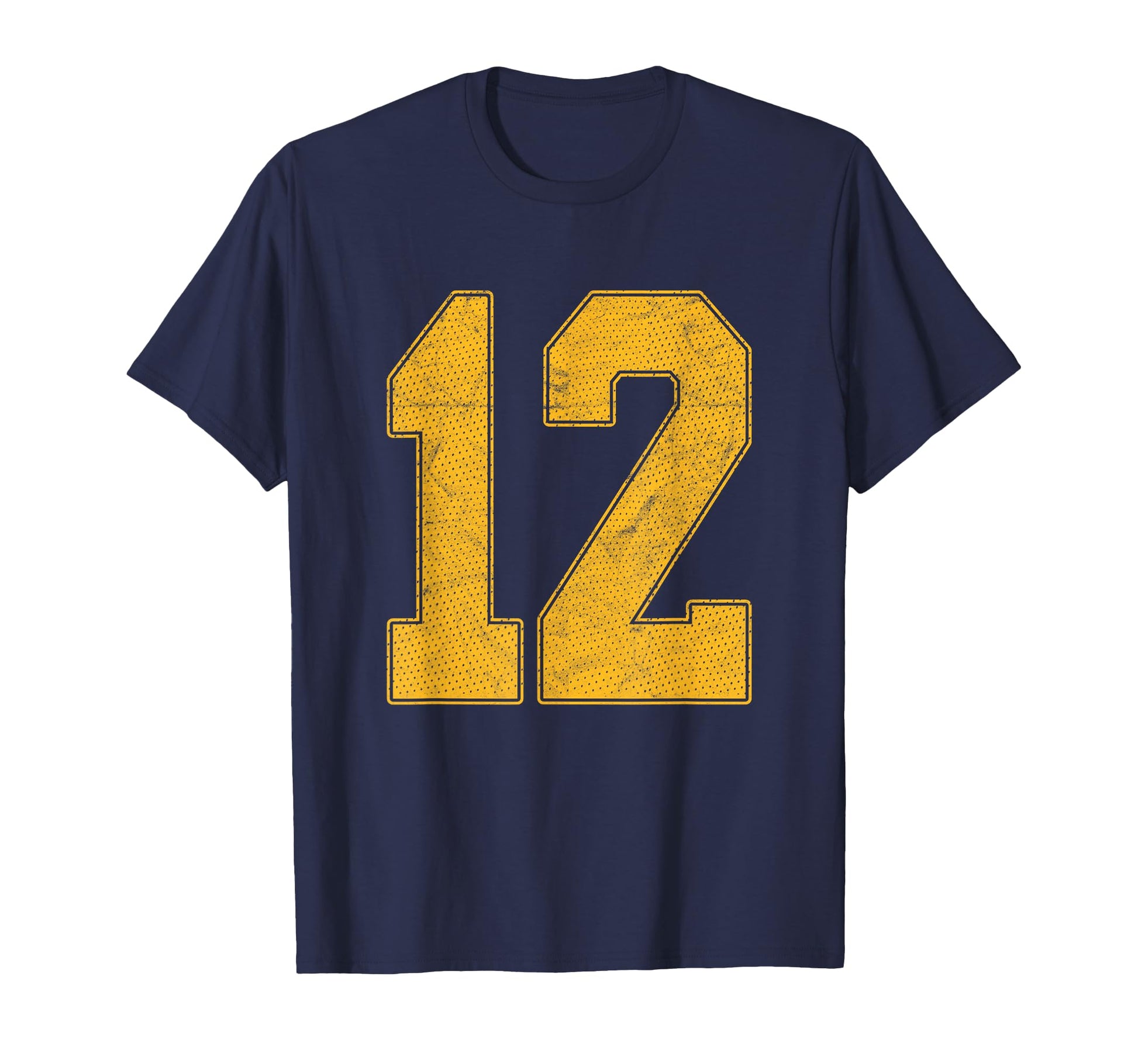 Number 12 Numbered Uniform Sports Team T-Shirt - Graphic Print Unisex - T-Shirt, Sweatshirt, Hoodie