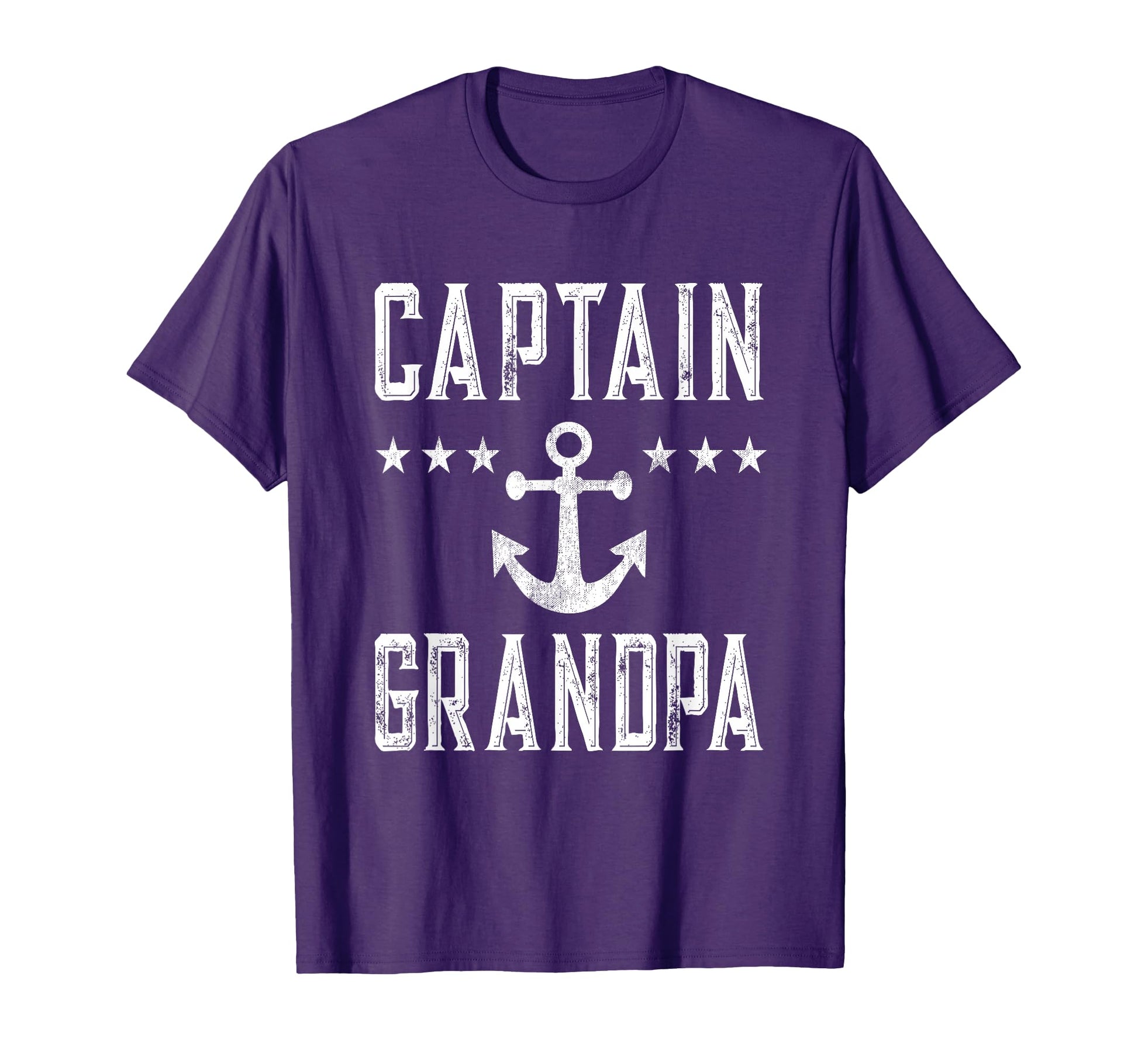 Personalized Captain Grandpa Boating T-Shirt - Custom Art Print for Adults - T-Shirt, Sweatshirt, Hoodie