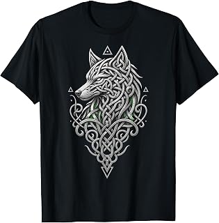 Celtic Knot Wolf Head Intricate Design T-Shirt Unisex T-shirt, Sweatshirt, Hoodie, Long Sleeve Tee - T-Shirt, Sweatshirt, Hoodie