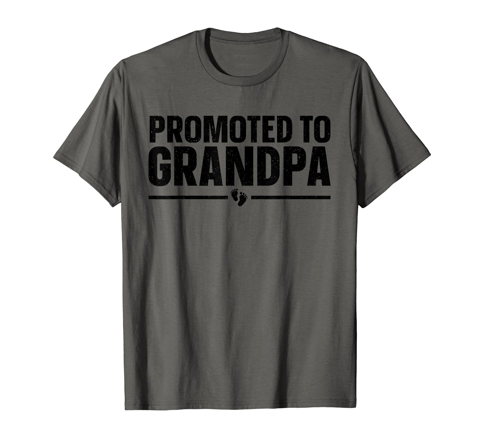 Promoted To Grandpa Grandfather New T-Shirt - Custom Art Print Unisex - T-Shirt, Sweatshirt, Hoodie