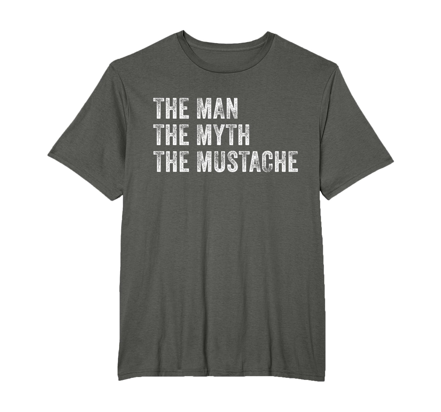 Funny Myth Mustache Moustache T-Shirt - Novelty Apparel Unisex - T-Shirt, Sweatshirt, Hoodie