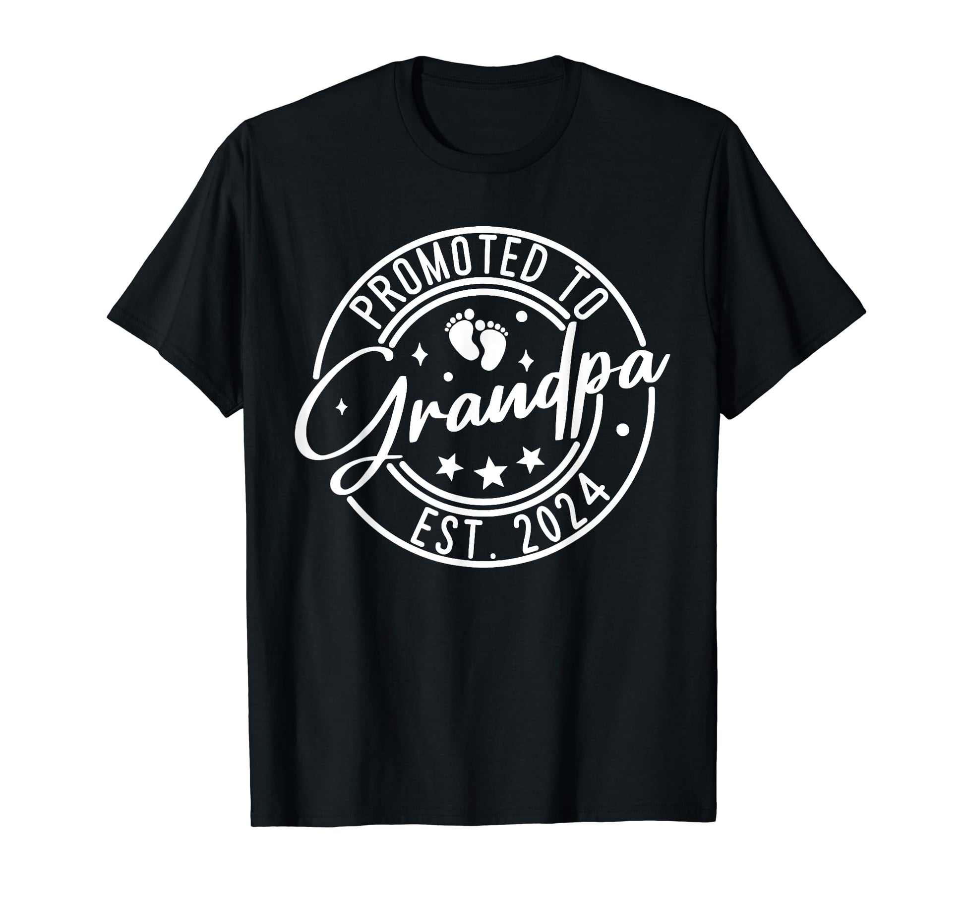 Promoted To Great Grandpa Est 2024 First T-Shirt - Trendy Graphic Unisex - T-Shirt, Sweatshirt, Hoodie