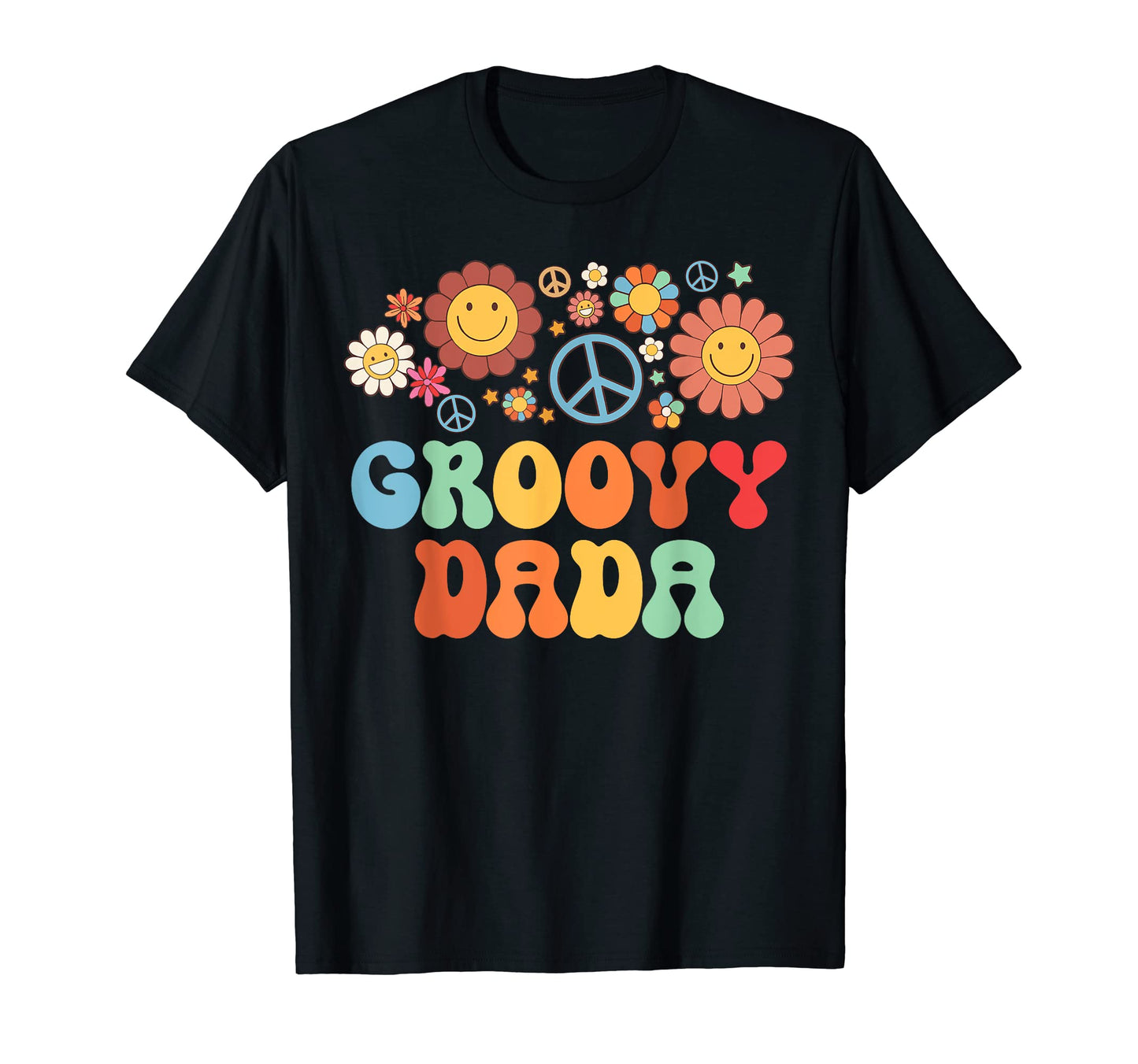 Groovy Dada Matching Family 1St Birthday T-Shirt - Graphic Print Unisex - T-Shirt, Sweatshirt, Hoodie