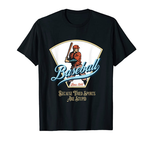 Baseball Since 1846 Baseball Fan T-Shirt - Custom Art Print Men Women - T-Shirt, Sweatshirt, Hoodie