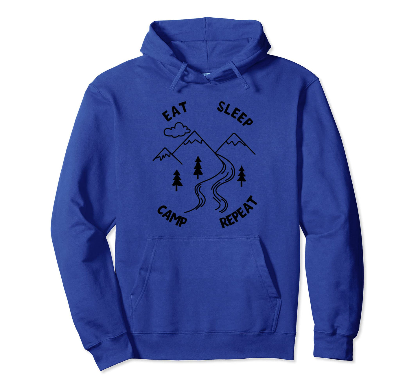 Funny Camping Nature Wildlife Mountains Hoodie - Novelty Apparel for Adults - T-Shirt, Sweatshirt, Hoodie
