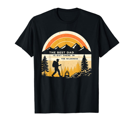 Best Dad Fathers Day Camping Hiking T-Shirt - Aesthetic Graphic for Adults - T-Shirt, Sweatshirt, Hoodie