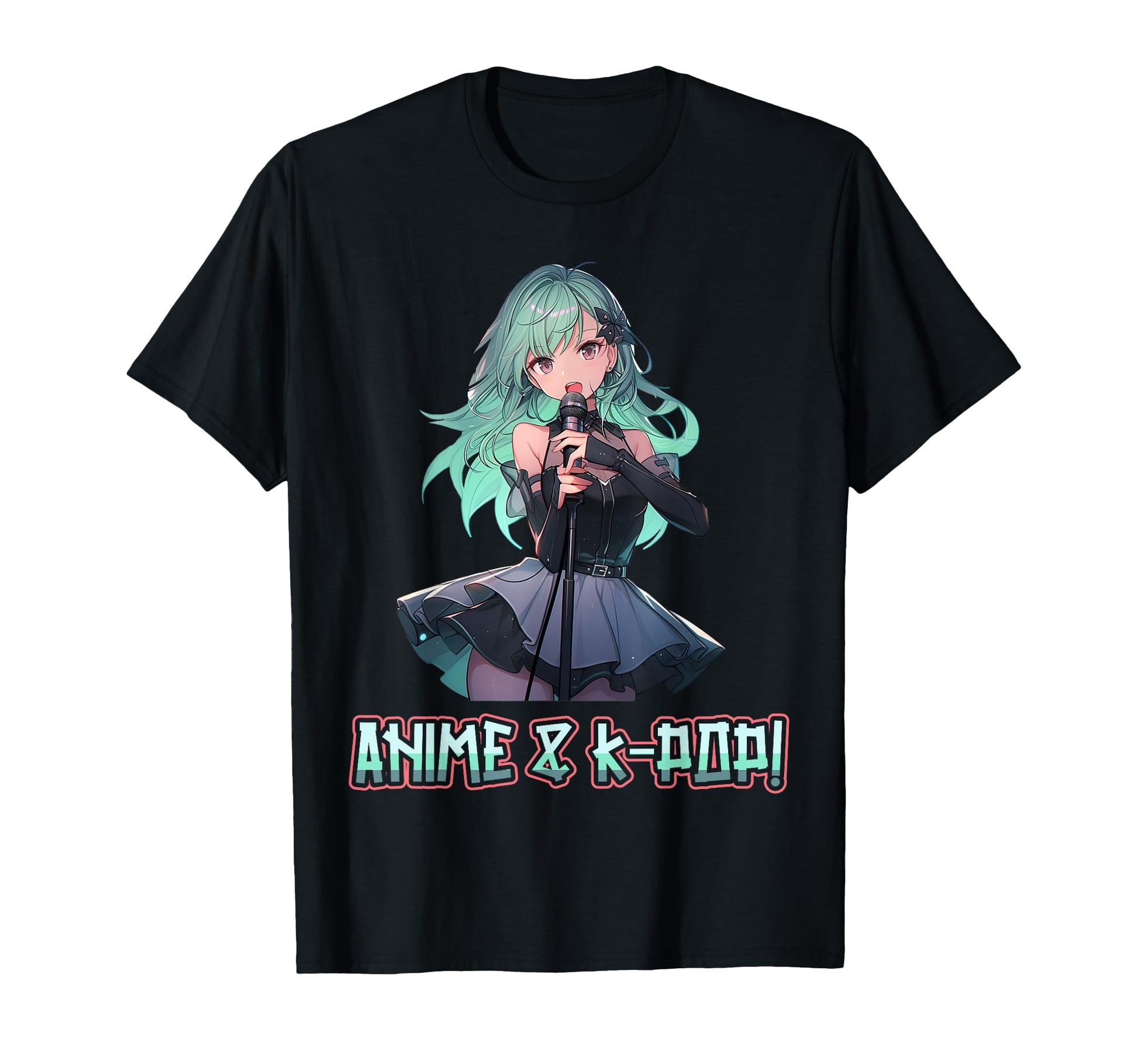 Anime And K Pop Korean Pop Music Kpop T-Shirt - Graphic Print for Adults - T-Shirt, Sweatshirt, Hoodie