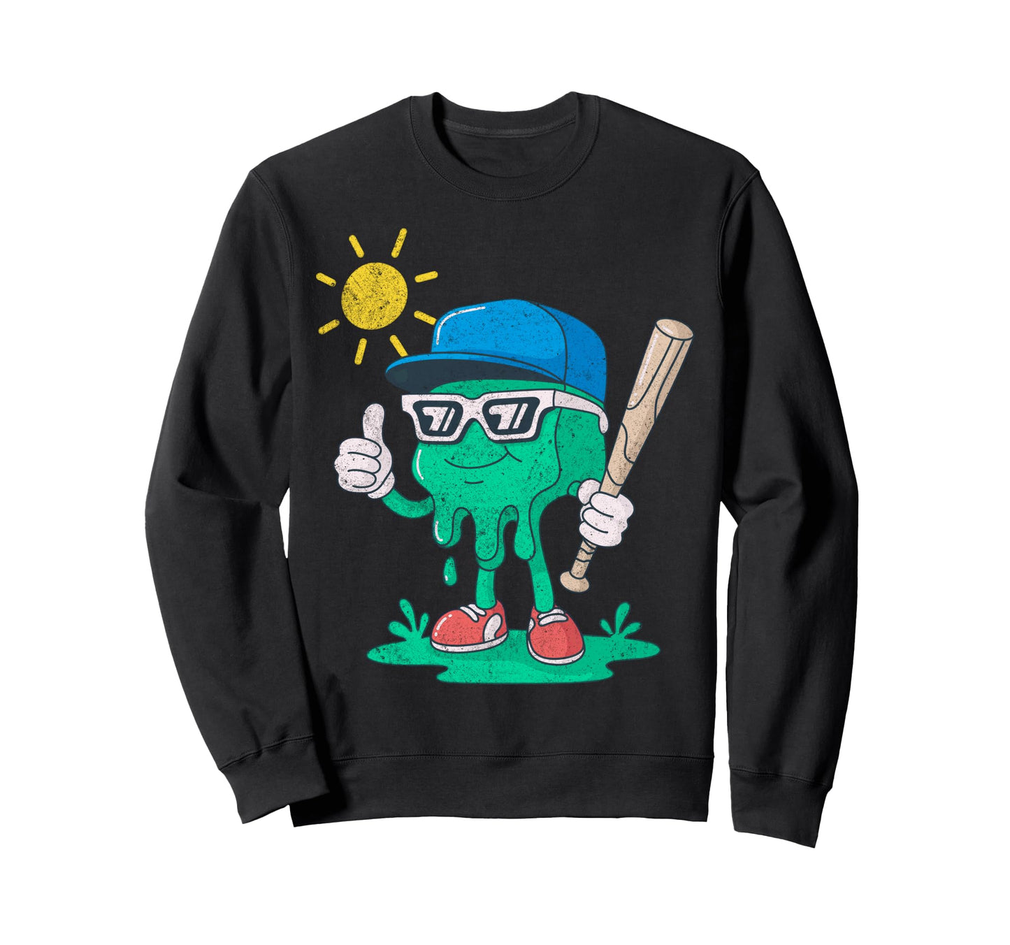 Baseball Drip Gamer Gifts T-Shirt - Unique Graphic for Adults - T-Shirt, Sweatshirt, Hoodie