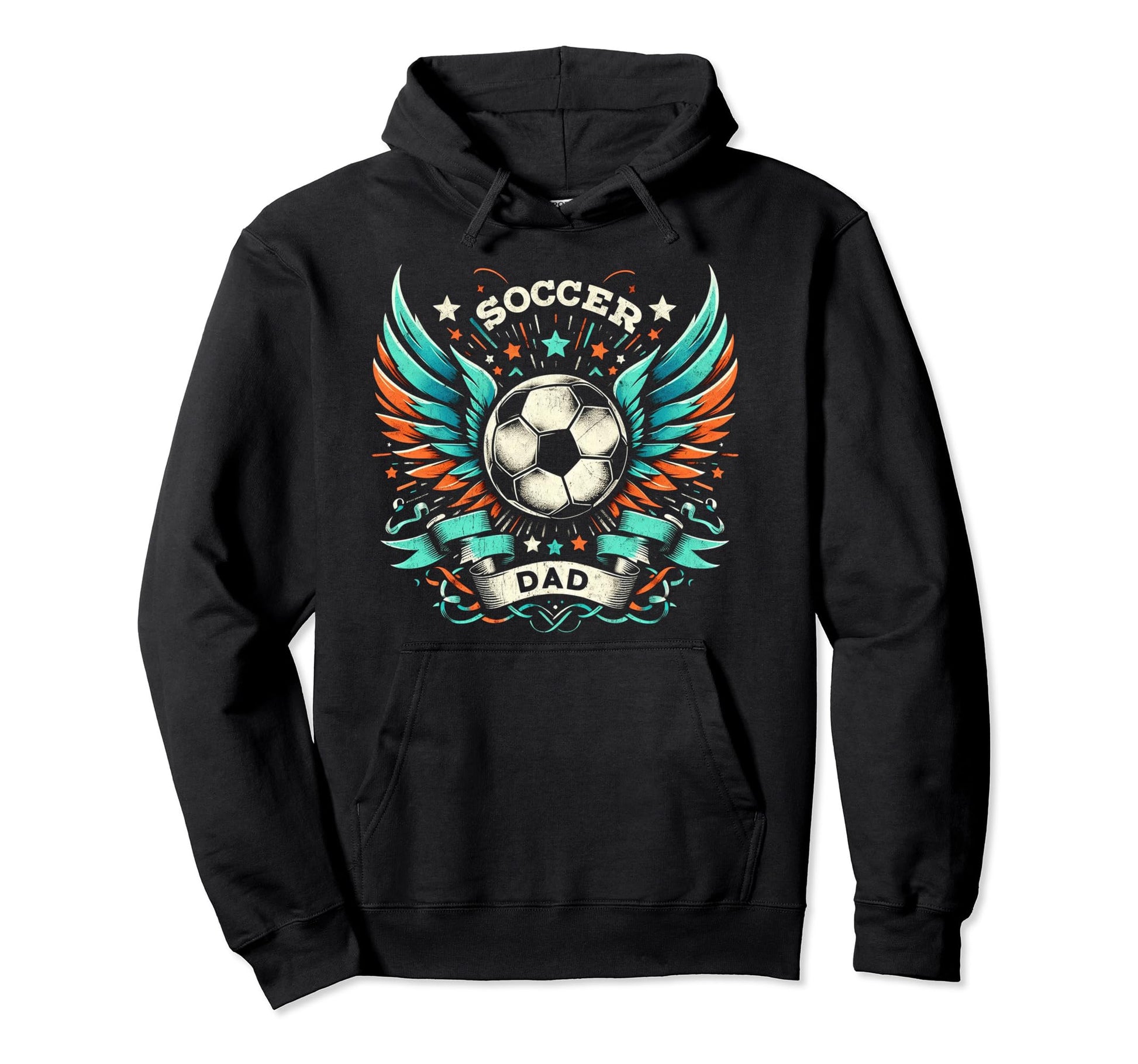 Soccer Dad Family Matching Dad Fathers Hoodie - Trendy Graphic for Adults - T-Shirt, Sweatshirt, Hoodie