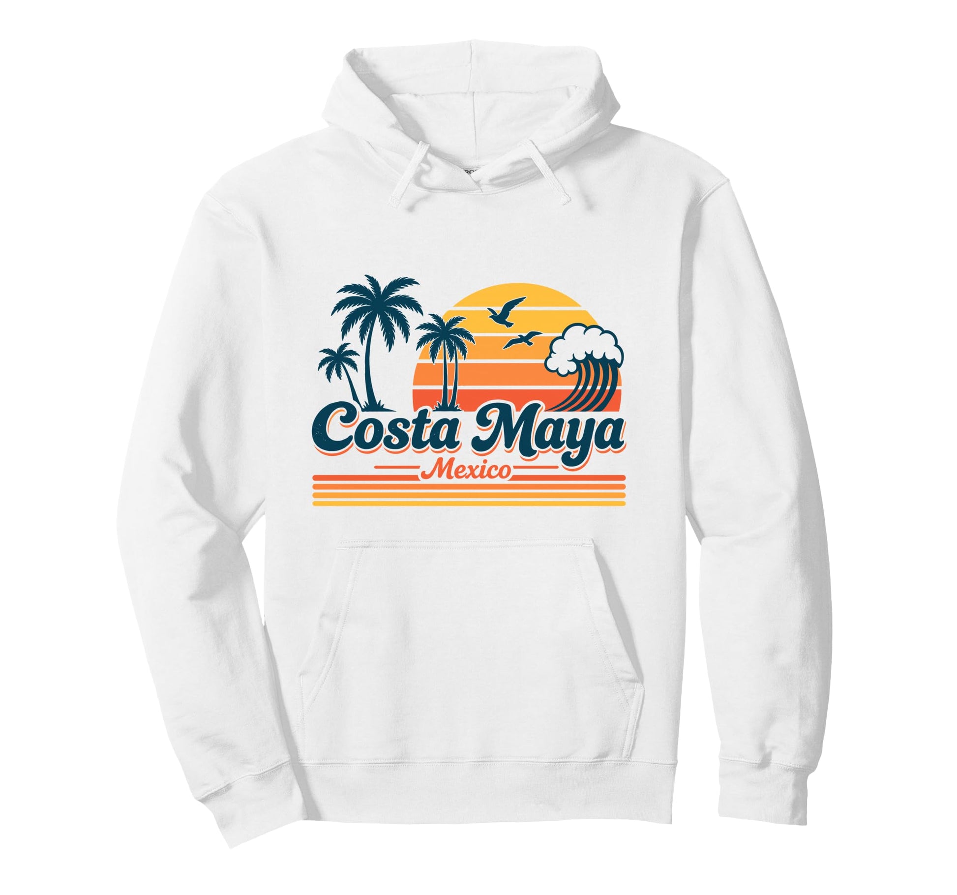 Costa Maya Mexico Beach Summer Hoodie - Fun Novelty Design Men Women - T-Shirt, Sweatshirt, Hoodie