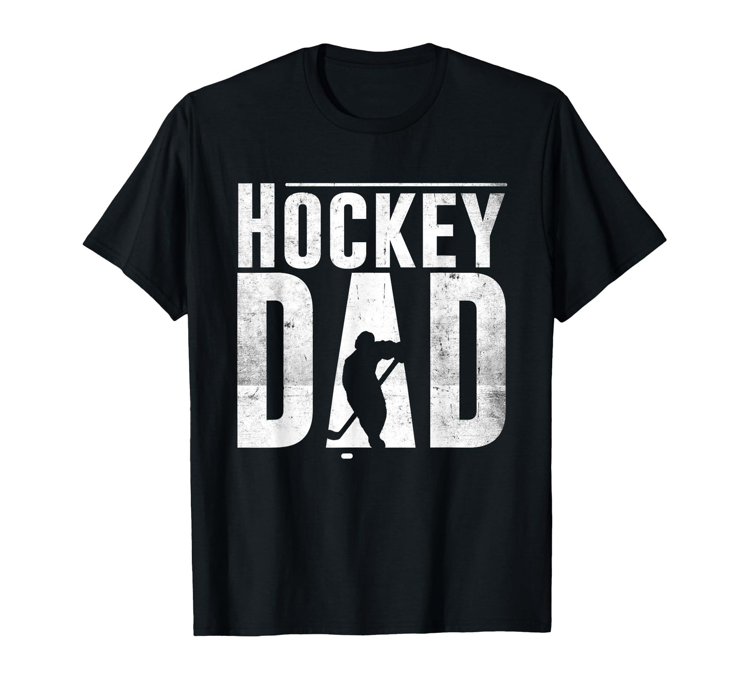 Hockey Dad Hockey Silhouette Gift Father T-Shirt - Trendy Graphic Unisex - T-Shirt, Sweatshirt, Hoodie