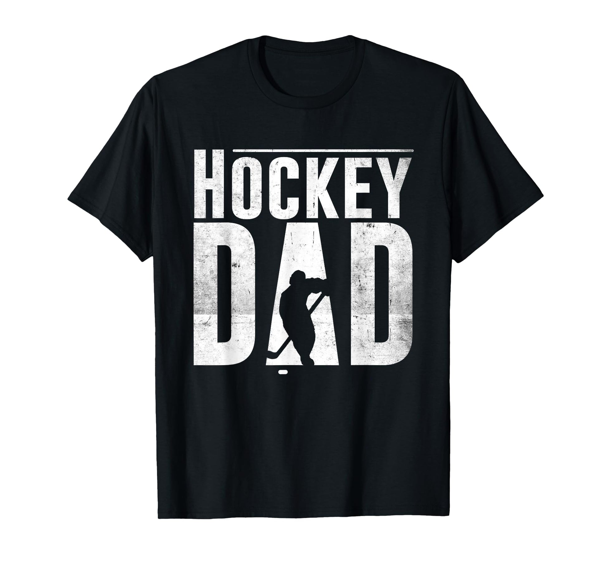 Hockey Dad Hockey Silhouette Gift Father T-Shirt - Trendy Graphic Unisex - T-Shirt, Sweatshirt, Hoodie