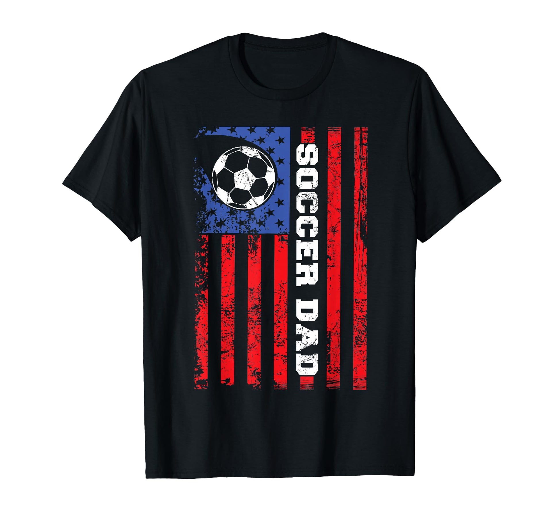 Soccer Dad Usa Flag All American Fathers T-Shirt - Streetwear Style Unisex - T-Shirt, Sweatshirt, Hoodie