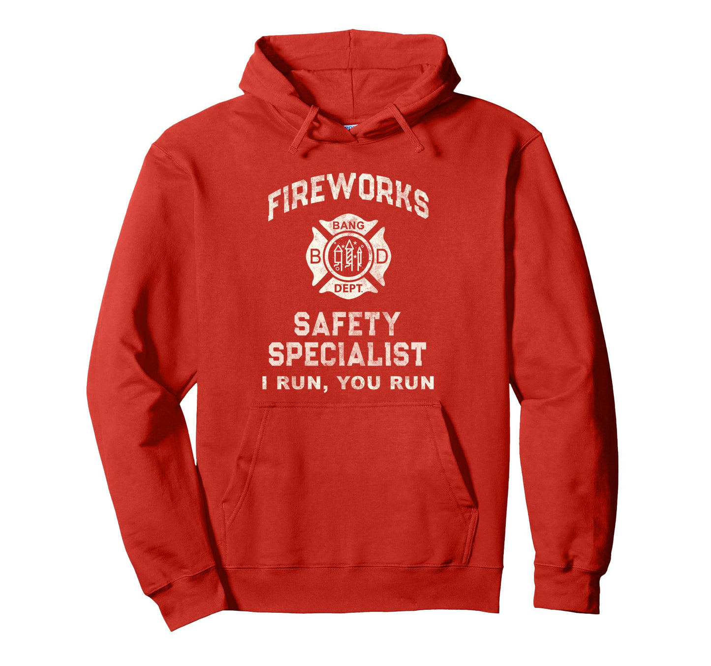 Funny Fireworks Safety Specialist Hoodie - Aesthetic Graphic Men Women - T-Shirt, Sweatshirt, Hoodie