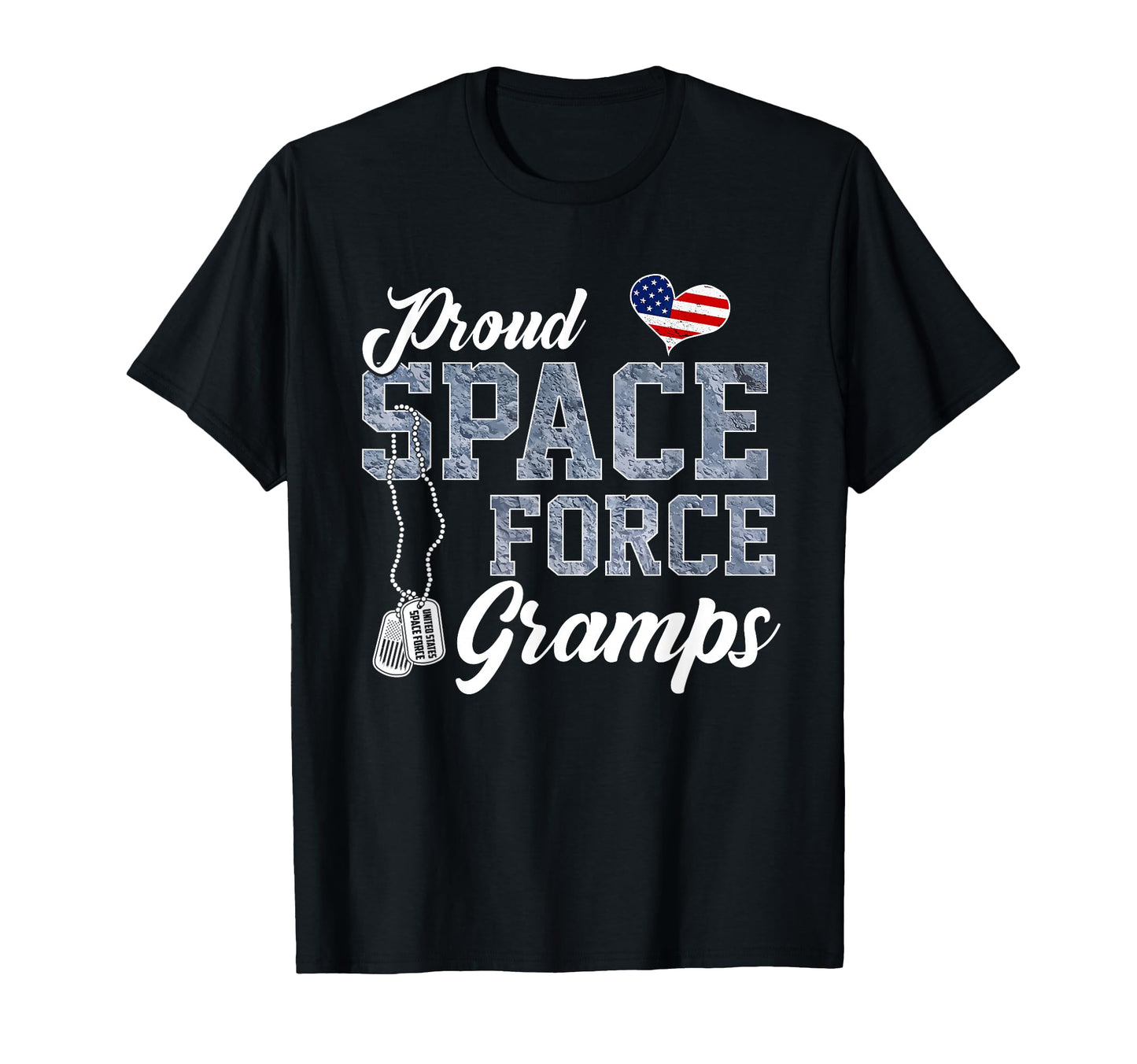 Proud Space Force Gramps Us Military T-Shirt - Unique Graphic for Adults - T-Shirt, Sweatshirt, Hoodie