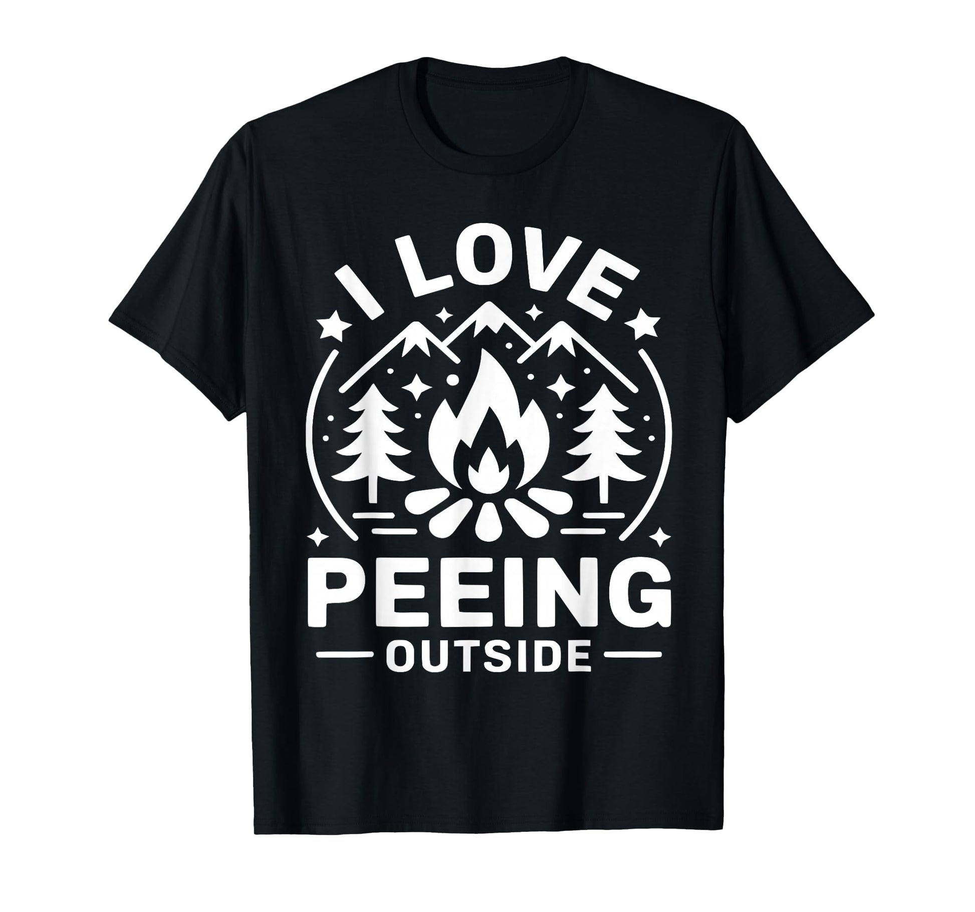 I Love Peeing Outside Funny Hiking T-Shirt - Unique Graphic Men Women - T-Shirt, Sweatshirt, Hoodie
