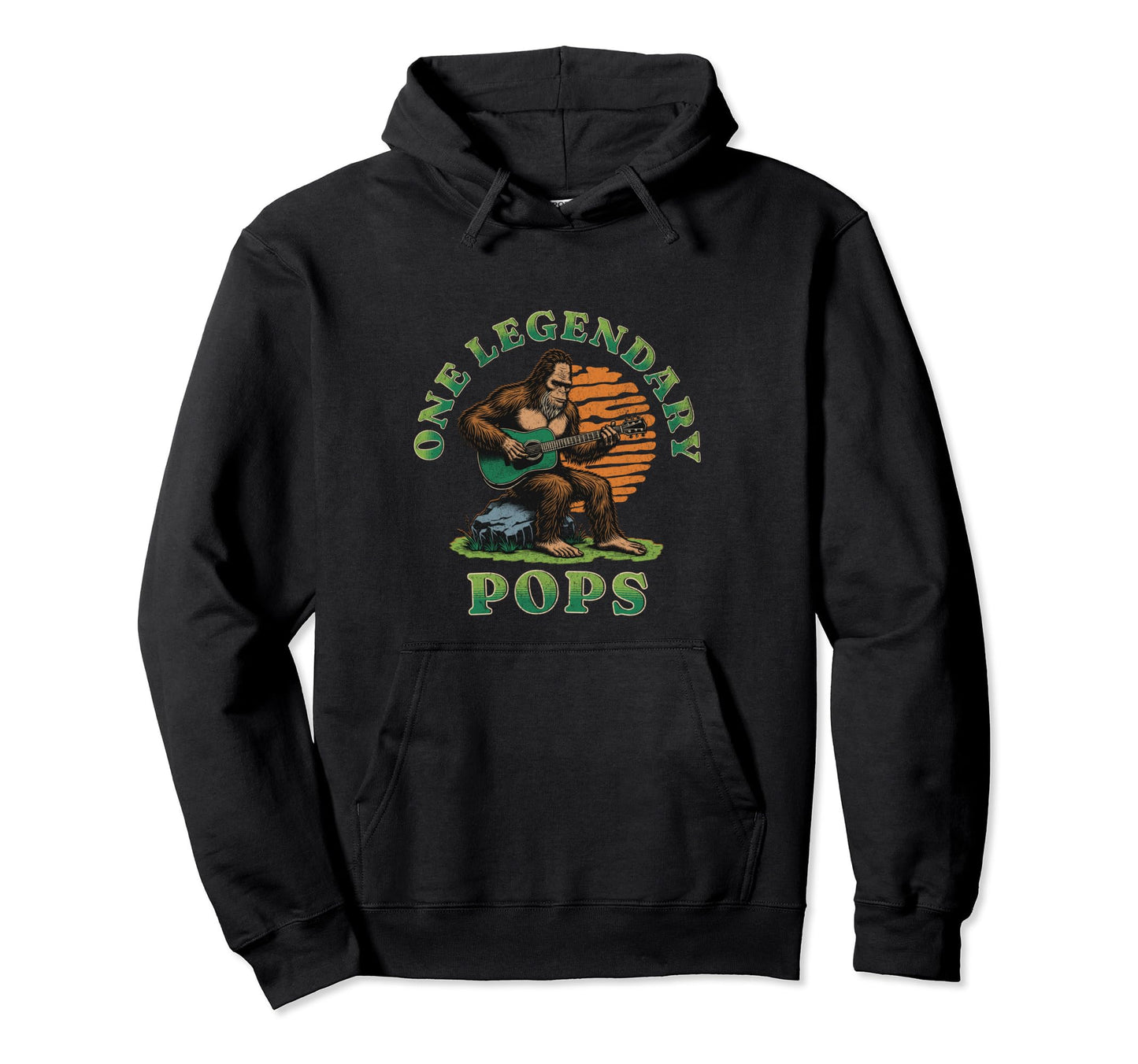 One Legendary Pops Funny Fathers Day Hoodie - Minimalist Print Unisex - T-Shirt, Sweatshirt, Hoodie