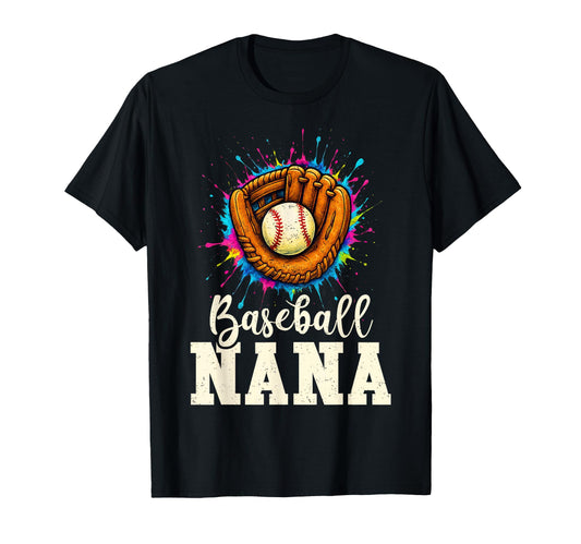 Baseball Nana Baseball Player Grandma T-Shirt - Unique Graphic Men Women - T-Shirt, Sweatshirt, Hoodie