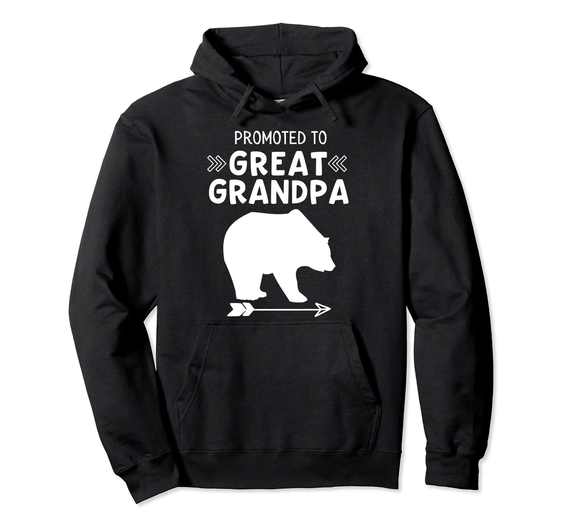 Promoted To Great Grandpa Bear New Great Hoodie - Unique Graphic Men Women - T-Shirt, Sweatshirt, Hoodie