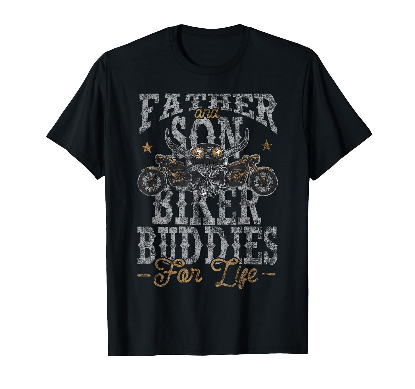 Motorcycle Biker Dad Son Father And Son T-Shirt - Trendy Graphic Men Women - T-Shirt, Sweatshirt, Hoodie