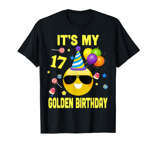 17Th Birthday Gifts Its My Golden T-Shirt - Streetwear Style for Adults - T-Shirt, Sweatshirt, Hoodie