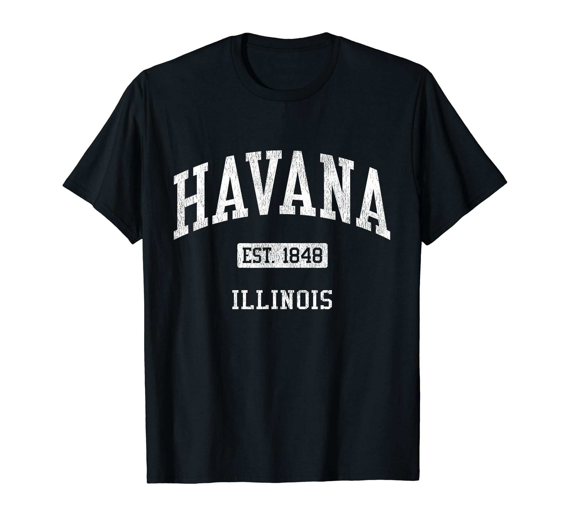 Havana Illinois Il Js04 Athletic T-Shirt - Fun Novelty Design Men Women - T-Shirt, Sweatshirt, Hoodie