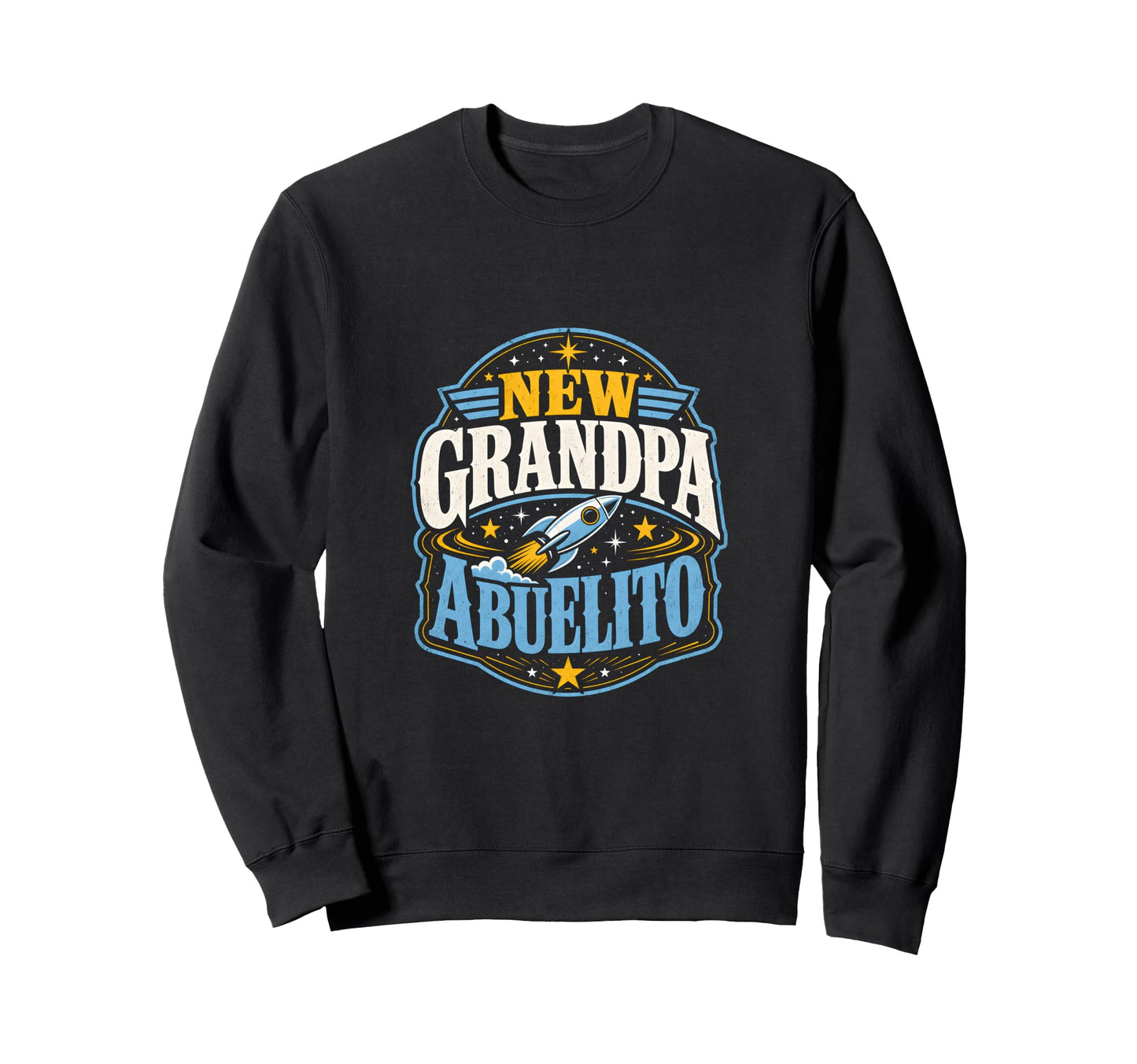 New Grandpa Abuelito Promoted To Sweatshirt - Aesthetic Graphic for Adults - T-Shirt, Sweatshirt, Hoodie
