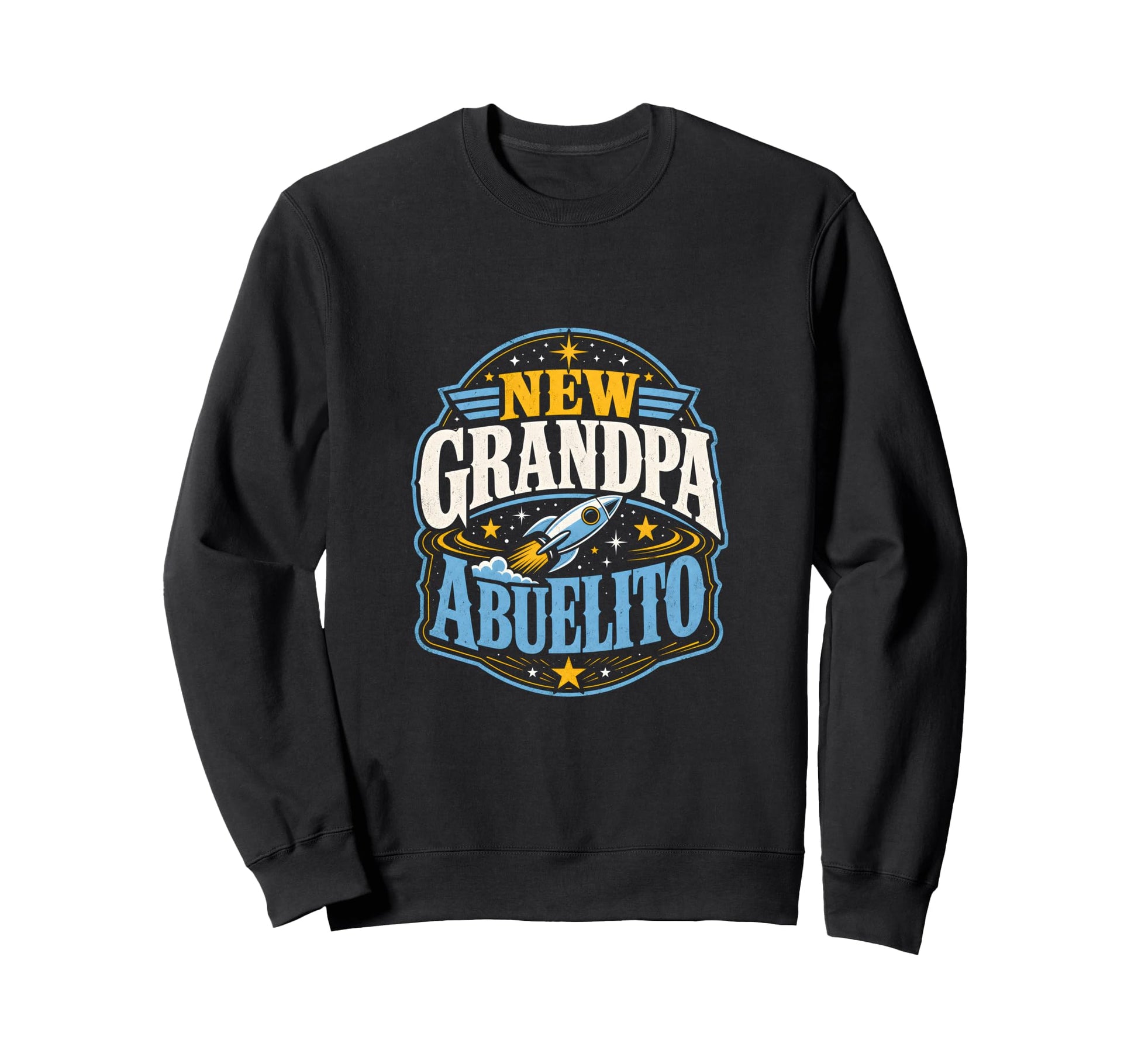 New Grandpa Abuelito Promoted To Sweatshirt - Aesthetic Graphic for Adults - T-Shirt, Sweatshirt, Hoodie