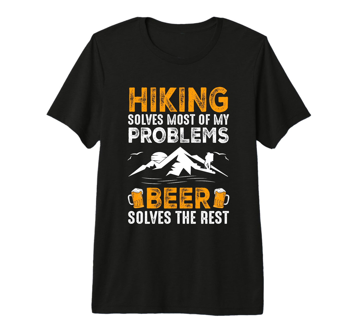 Hiking Lover Mountain Climbing T-Shirt - Custom Art Print for Adults - T-Shirt, Sweatshirt, Hoodie