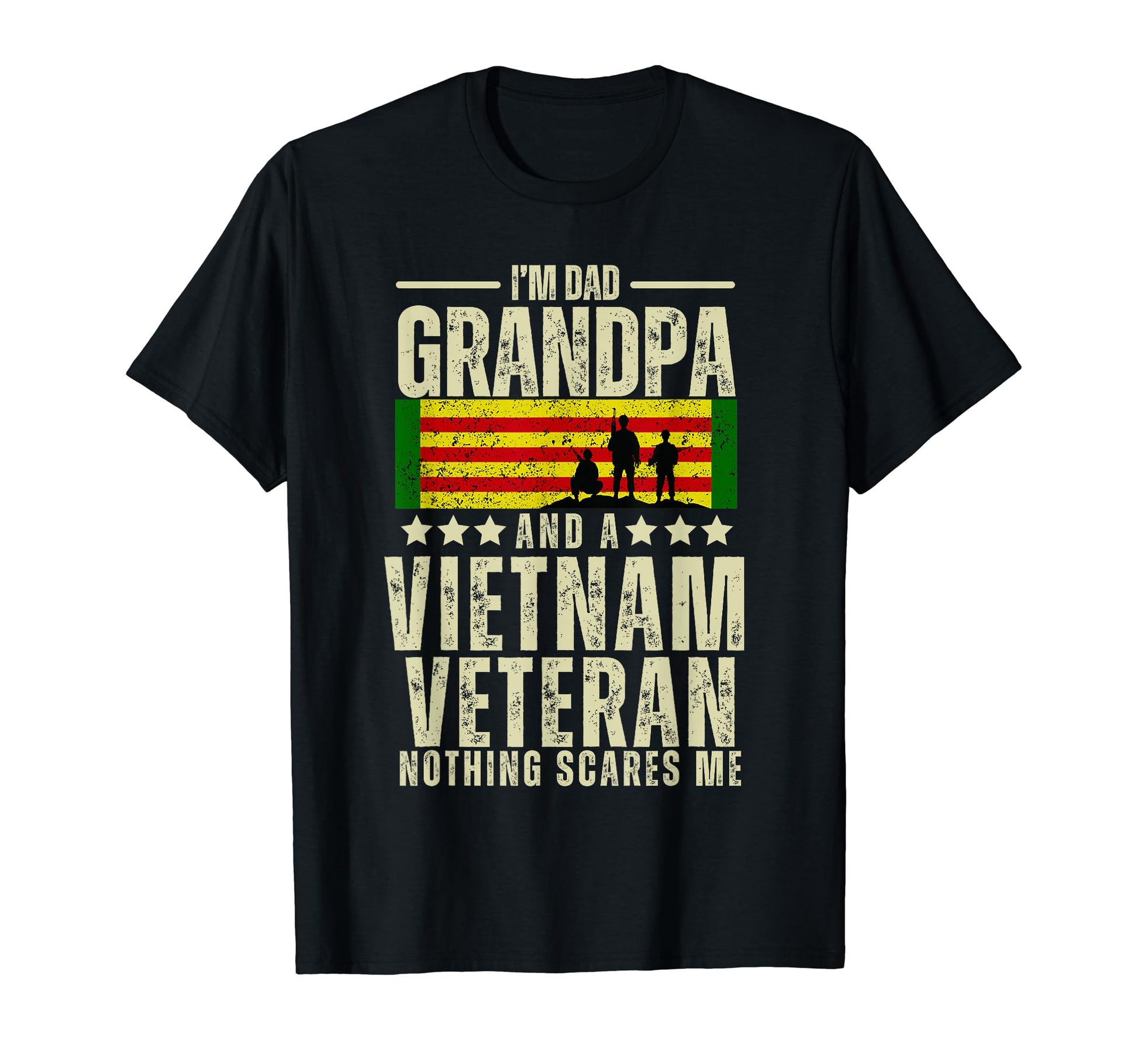 Dad Grandpa Vietnam Veteran Military T-Shirt - Minimalist Print for Adults - T-Shirt, Sweatshirt, Hoodie