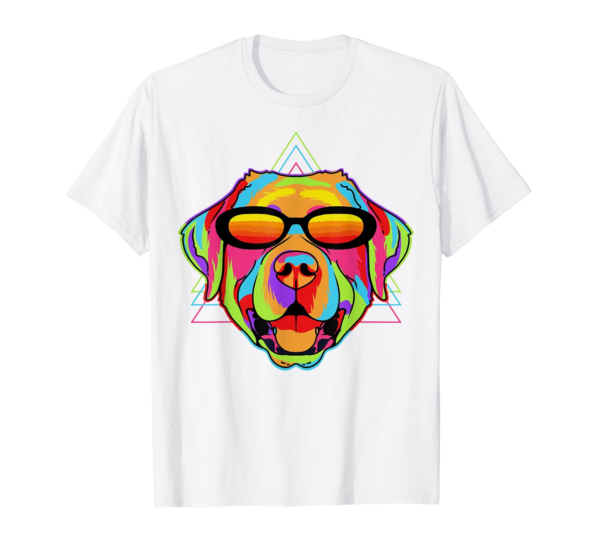 Pop Art Labrador Retriever Portrait Lab T-Shirt - Novelty Apparel Unisex - T-Shirt, Sweatshirt, Hoodie